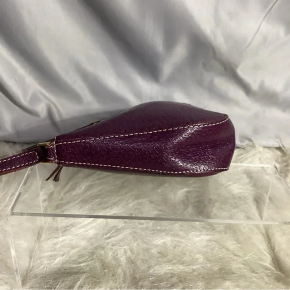 Kate Spade Purple Leather Shoulder Bag w/COA